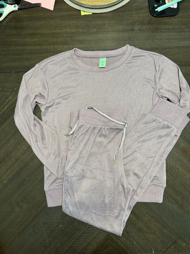 Juego de pijama súper suave de 2 piezas para mujer Honeydew, talla-color pequeño-amatista NUEVO - Imagen 3 de 9