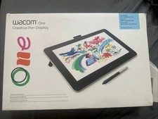 Wacom One Creative Pen Display 13.3 inch Graphics Tablet Open Box Brand New