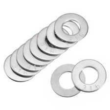 7/16" 316 Stainless Steel Flat Washer for Screw Bolt 15Pcs