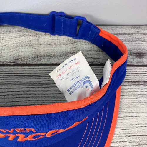 Vintage 1990s Denver Broncos Sports Specialties Script 2pc Visor Bundle - Picture 5 of 6
