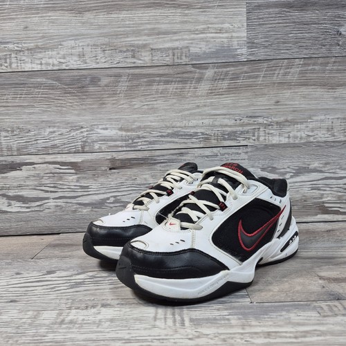 Nike Air Monarch IV Shoes Mens Size 8 White Black Sneakers - Picture 6 of 13