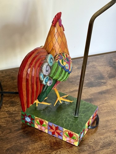 Jim Shore Rooster Lamp 2004 Heartwood Creek Vintage - Picture 9 of 18