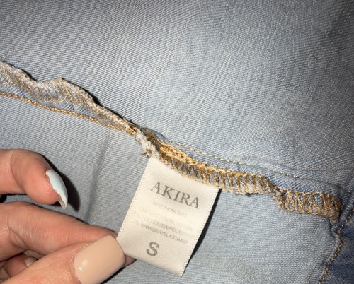 Akira Stretch Denim Jacket – Women’s Small - Picture 9 of 9