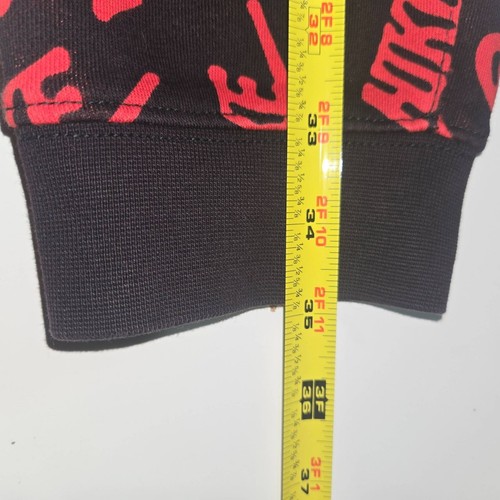 Nike Track Suit AOP Black & Red Print Hoodie Joggers Set Kids sz L Streetwear - Picture 15 of 18