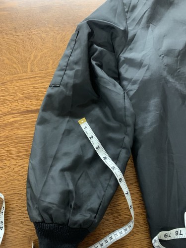 70"S Herren Mod Racing Great Lakes Sportswear schwarz Nylon Jacke XL - Trashed - Bild 16 von 22