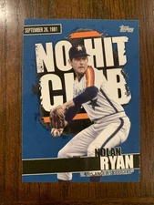 2022 Topps No-Hit Club Blue Parallel Nolan Ryan #NHC-17