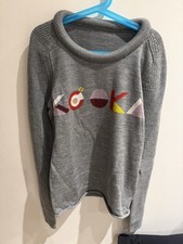 Kookaï wool blend Logo sweater XS /0  grey