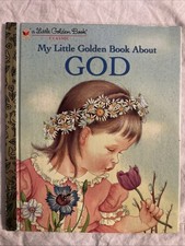 Vintage A Little Golden Classic Book My Little Golden Book About God #1373