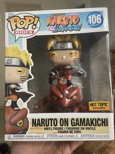 Funko Pop! Rides: Naruto Shippuden - Naruto on Gamakichi (Exclusive) #106