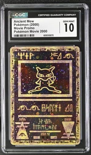 CGC 10 Gem Mint Ancient Mew Pokemon Movie 2000 Pokemon Movie Promo