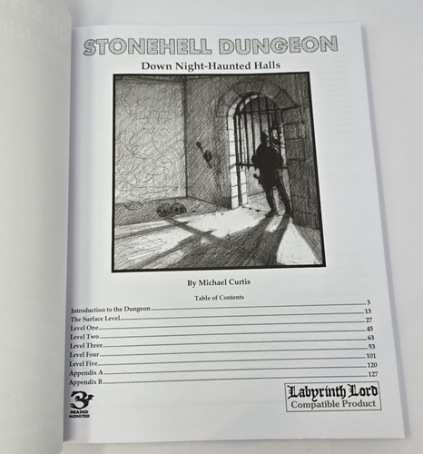 Stonehell Dungeon Heart Hell +Down Night Haunted +Crimson RPG OSR Labyrinth Lord - Picture 13 of 20