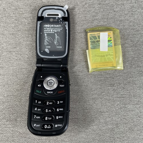 LG150 - Red & Black ( iWireless ) CDMA Flip Phone NOS 2006 *Super Rare* - Picture 9 of 11