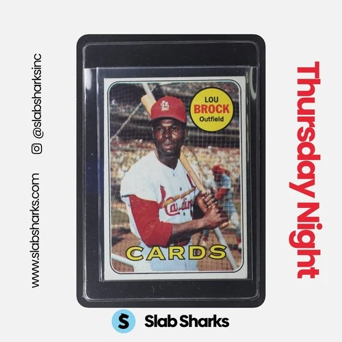 1969 TOPPS #85 LOU BROCK