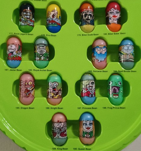 VINTAGE MIGHTY BEANZ SERIES 3 COMPLETE SET 131-190 IN OFFICIAL COLLECTOR CASE - Picture 7 of 15