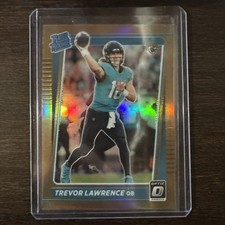 2021 Panini Donruss Optic Trevor Lawrence Rated Rookie Bronze Prizm #201 (RC) 
