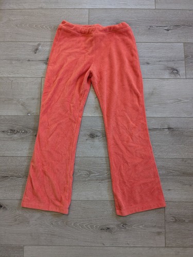 Patagonia Orange Flared Fleece Lounge Pants Kids Girls L Large Size 12 - Picture 2 of 8