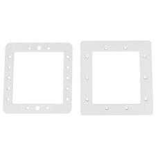 8.25" White Hydrotools Swimming Pool Skimmer Face Plate and