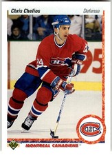 1990-91 Upper Deck #174 Chris Chelios Montreal Canadiens NHL Hockey