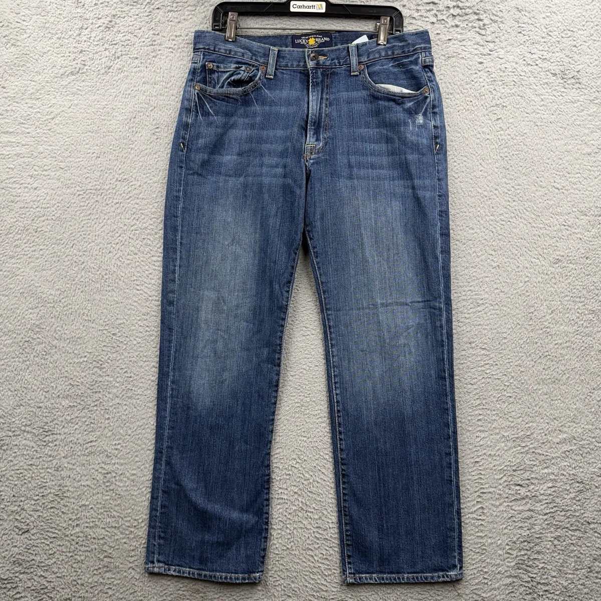 Jeans Lucky Brand Bleu - Taille 32x32 - Coupe Straight Classique - Coton Denim - Occasion Bon état