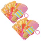 2 Pcs Ice Decor Hawaiian Birthday Decorations Banner