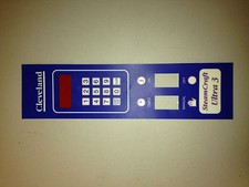 Cleveland Steamer Control Panel Overlay for Steamcraft Ultra 3 106600