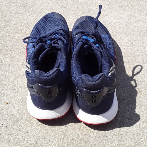 Nike Kyrie Irving Flytrap II USA Obsidian Navy Red White AO4436-401 Size 13 - Picture 3 of 7