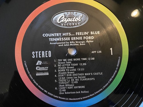 ANALOGUE PRODUCTIONS AP-126-33 Tennessee Ernie Ford Country Hits..FEELIN' BLUE ! - Bild 3 von 5