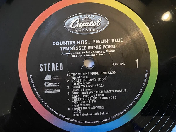 ANALOGUE PRODUCTIONS AP-126-33 Tennessee Ernie Ford Country Hits..FEELIN' BLUE - Bild 3 von 4