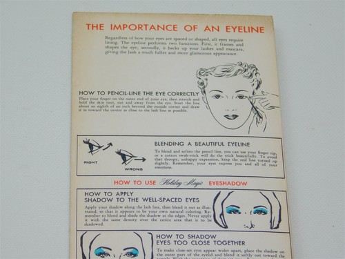 Vtg 1960s Holiday Magic Silver Eyeliner Pencil 1966 New Old Stock Prop - Picture 4 of 4