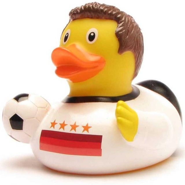 Badeente Deutscher Fussballnationalspieler Quietscheentchen Plastikente Badeente Deutscher Fussballnationalspieler Quietscheentchen Plastikente