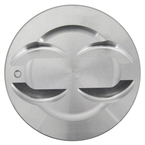 SPEED PRO Hypereutectic Coated Dish Top Pistons/8+MOLY Rings Chevy 350 5.7L 020 - Picture 5 of 13