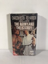 The Agony And The Ecstasy (VHS 1988) SEALED CBS FOX HI-FI  Watermarks