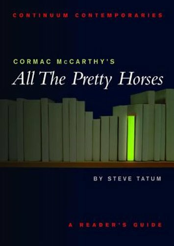 Cormac McCarthy's All the Pretty Horses by Stephen Tatum: New - Picture 1 of 1