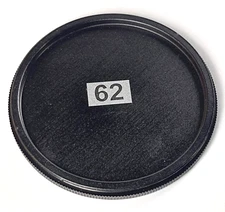 62mm Metal Front Lens Cap Screw-in 62 mm Very Good Quality U&S E62 Screwin