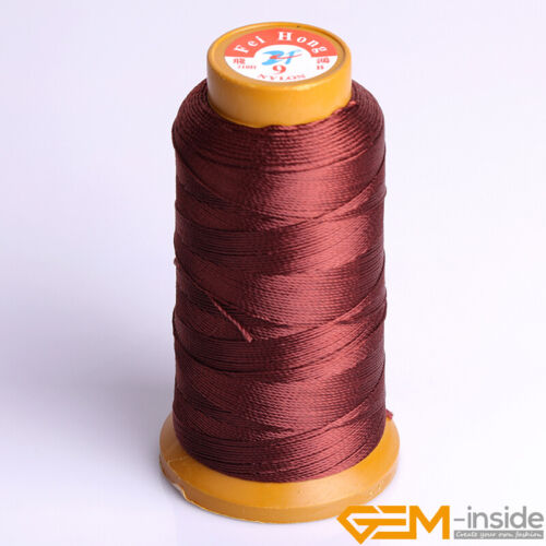Nylon Beading Cord 0.6mm 230 Meters 210D Sewing Thread Knotting Jewelry Making - Picture 26 of 66