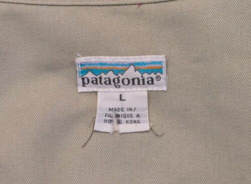 VTG Patagonia Shirt Pale Red (pics look brighter, see desc) m/i Hong Kong sz L - Picture 3 of 24