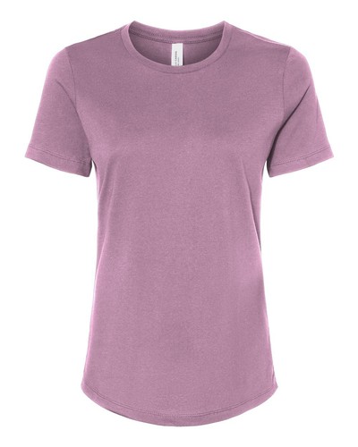 BELLA + CANVAS 6400 Women’s Relaxed Fit Tee Ringspun Cotton Jersey T-Shirt - Picture 13 of 25