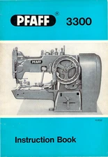 PFAFF 3300  Instruction Manual User Guide: Coil Bound 19 Pages