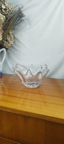 Copa Fruta de Cristal Daum Francia En Forma De Estrella de Mar Vintage Años 70 - Bild 8 von 10