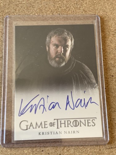 Game of Thrones Season 1 Kristian Nairn as Hodor Full Bleed Autograph. - Picture 4 of 7