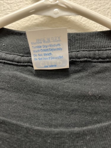 Seagram's Imported Vodka Single Stitch Ched T Shirt Vintage Soft L Made in USA - Picture 4 of 14