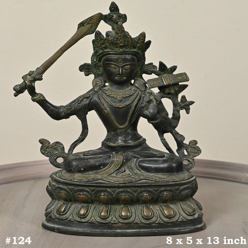 Brass Sculpture For Home Decor, Indian mythological figure, hand carved statue - Picture 1 of 9
