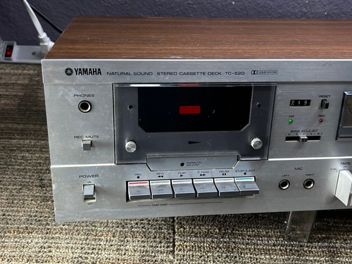 Raro! Yamaha Modello TC-520 Tape Deck Vintage Non Suona Cassetta P 835101 ๐บ๐ธ - Foto 3 di 13
