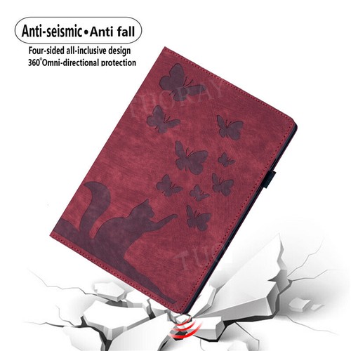 For iPad Air 13 11 M3 2025 10/9/8/7/6/5th Gen Air 3 4 5 Pro11 Leather Case Cover - Picture 42 of 77