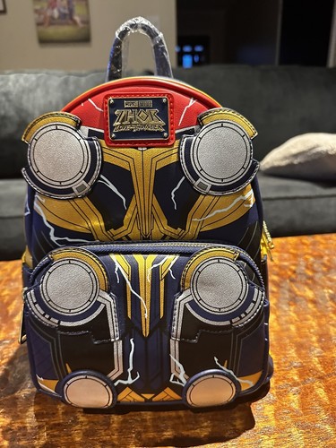 Loungefly Marvel Thor Mini Backpack Love And Thunder Free Shipping - Picture 2 of 5
