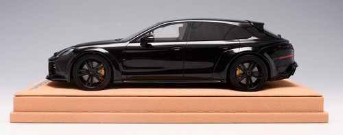 1/18 AB Models Porsche Panamera GT Techart in Gloss Black on Suede Base - Picture 2 of 8