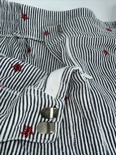 VTG Sag Harbor Sport Women's Sz L/ 14 Stripes Stars Outfit Top Capri Pant Summer - Picture 11 of 14