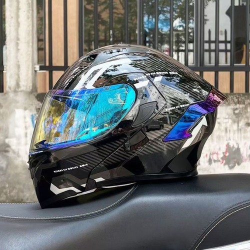 Modular Motorcycle Helmet Racing Dual Visors Motor Helmets Australian Approved - Picture 3 of 19