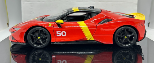 BBURAGO 16021R FERRARI SF90 STRADALE ASSETTO FIORANO LEMANS LIVERY #50 1:18 - Picture 11 of 15