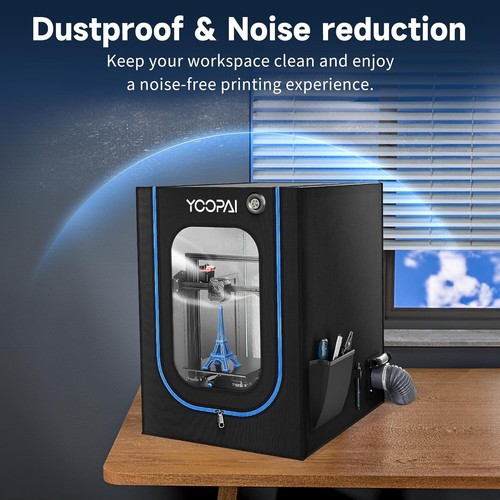 3D Printer Enclosure with Ventilation Kit, LED Light,Thermo-Hygrometer, Premi... - Picture 8 of 8